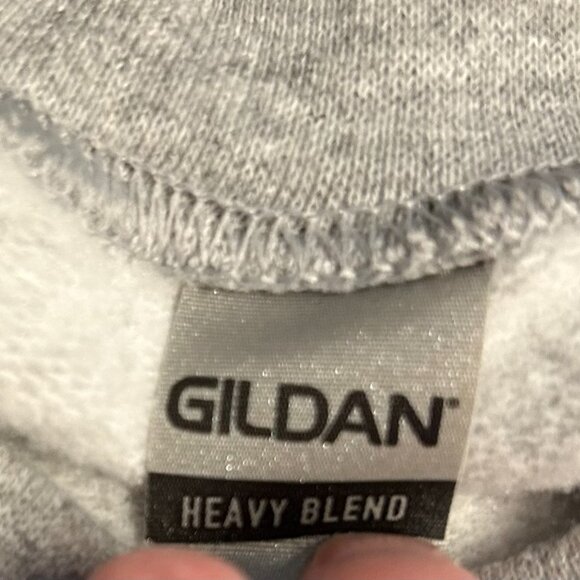 Oversized Grey Sweatshirt with multicolor lightning bolt - Picture 2 of 3